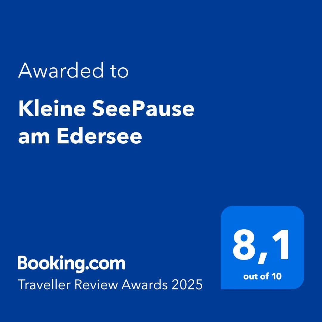 Kleine Seepause Am Edersee Scheid  Eksteriør billede